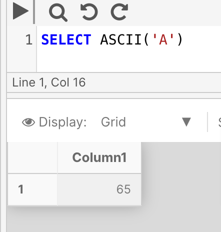 ASCII Example