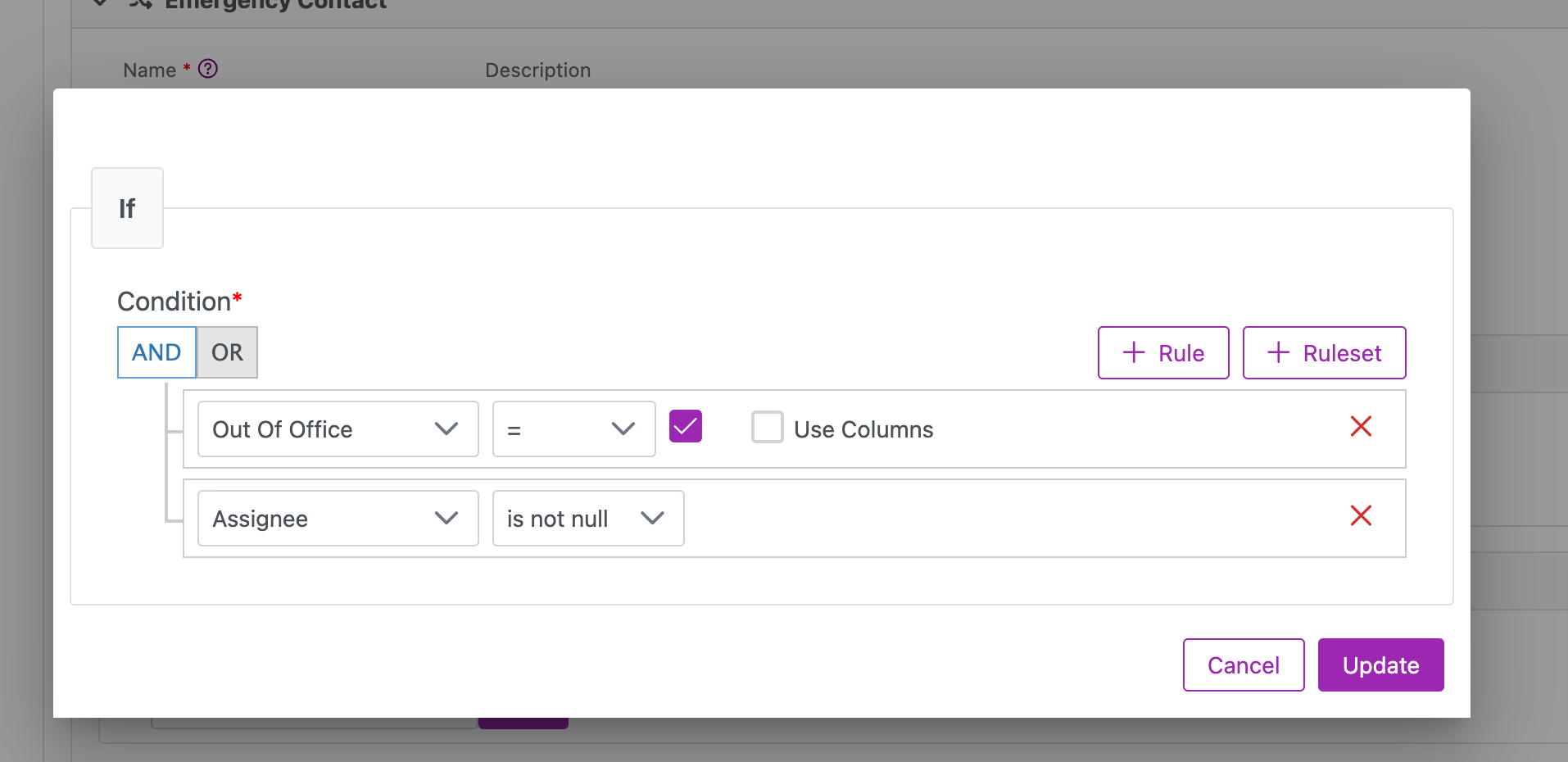 Example IF Statement