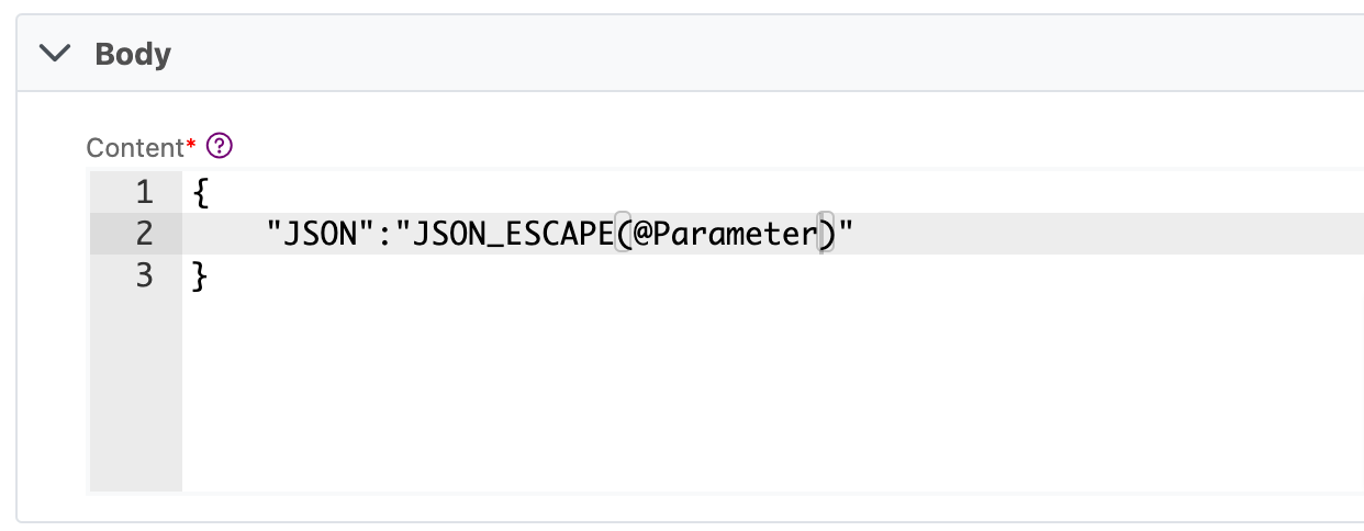 JSON_Escape Example 2