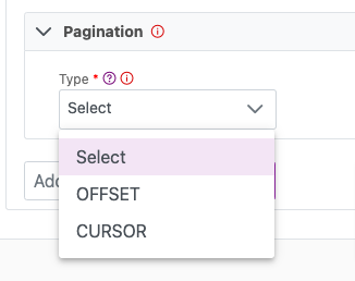 Image 2: Selecting your type of pagination