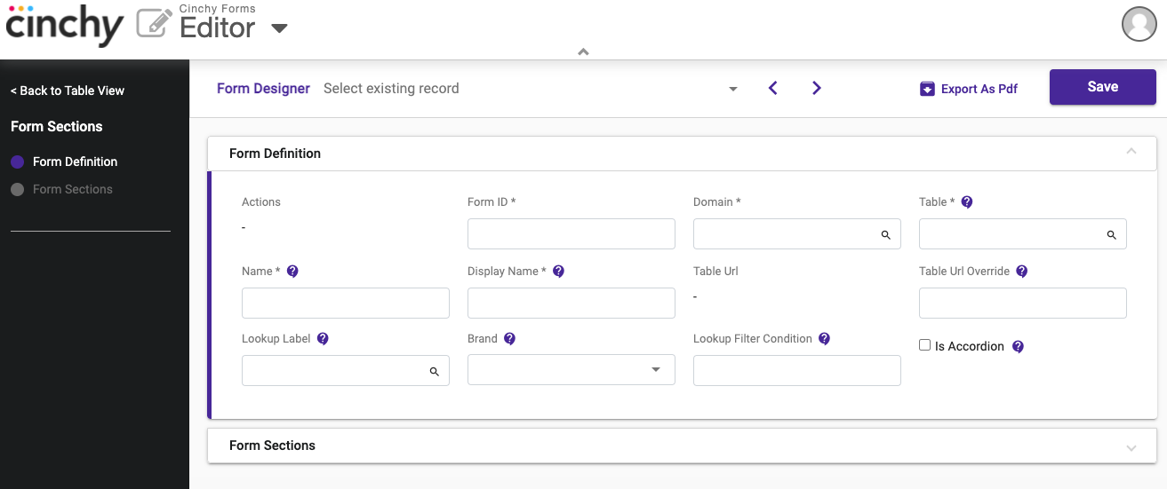 Image 2: The Forms Designer Experience