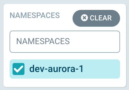 Image 10: Namespace view