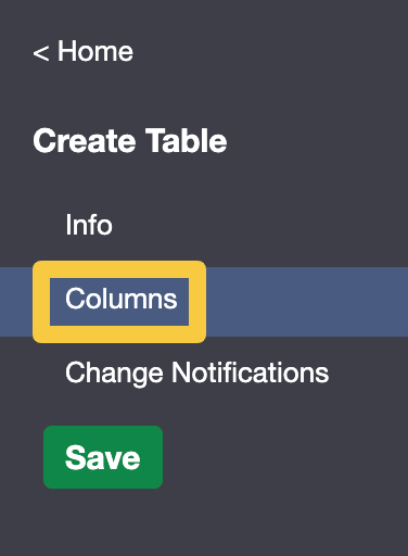 Image 5: Step 5, Selecting the Columns tab